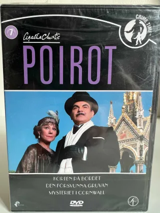 Poirot 7 - Korten på bordet / Den försvunna Gruvan / Mysteriet I Cornwall